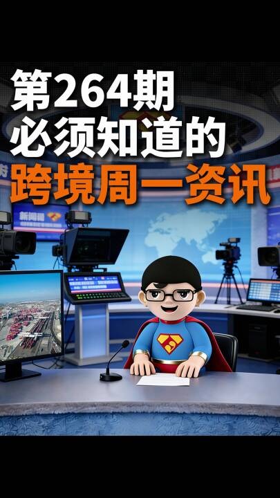 跨境人必须：跨境电商264期周一资讯