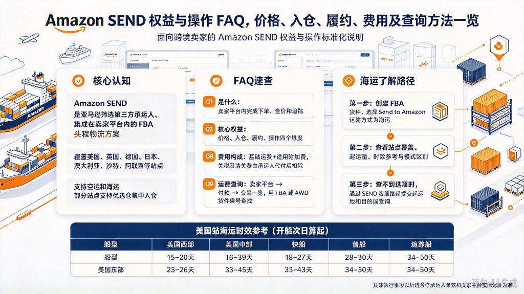 Amazon SEND 权益与操作 FAQ