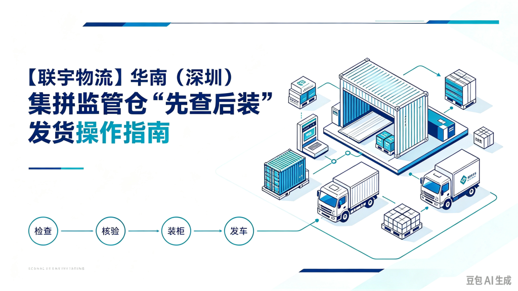 【联宇物流】华南（深圳）集拼监管仓 “先查后装” 发货操作指南