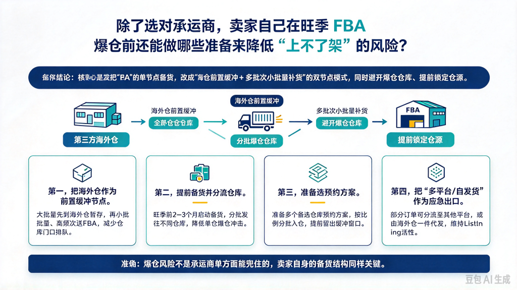 旺季 FBA 货到无法上架怎么办，卖家备货结构优化与降风险实操方法